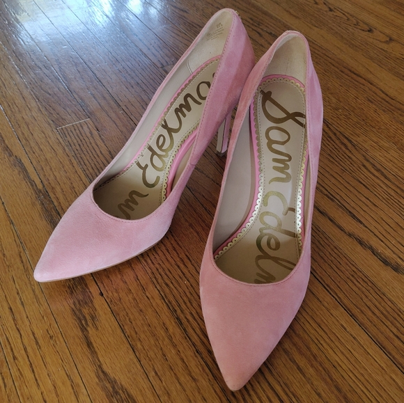 Sam Edelman Shoes - Pink Suede Sam Edelman heels